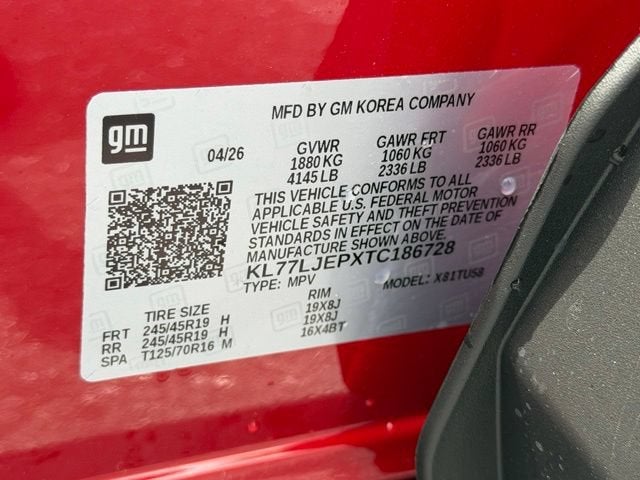 2026 Chevrolet Trax 2RS
