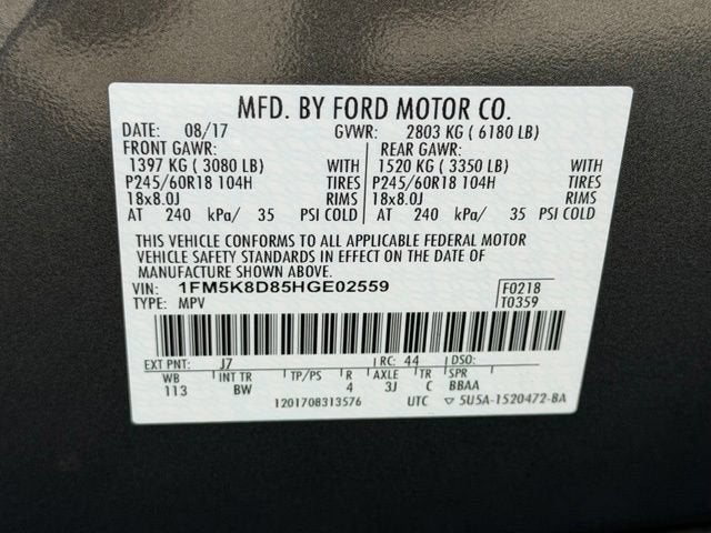 2017 Ford Explorer XLT