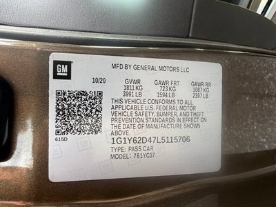 2020 Chevrolet Corvette Stingray 1LT