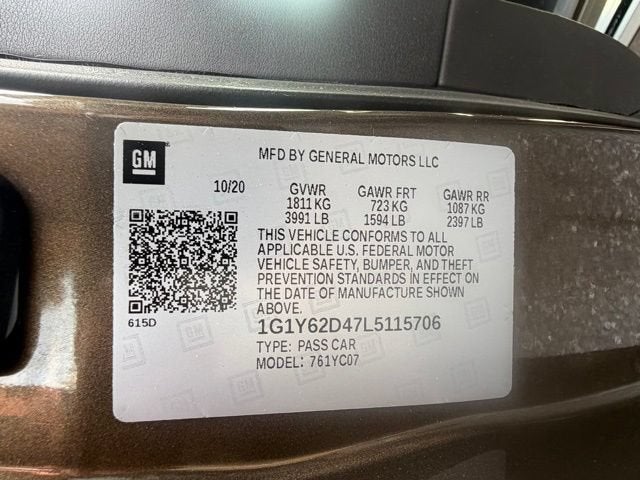 2020 Chevrolet Corvette Stingray 1LT