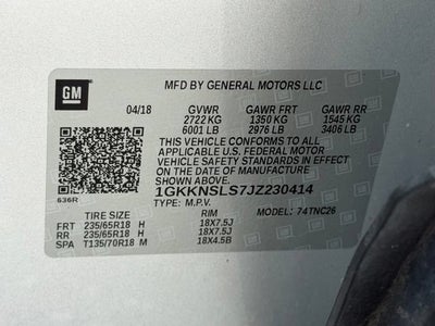 2018 GMC Acadia SLE