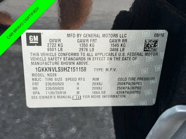 2017 GMC Acadia SLT