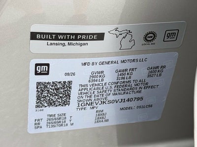 2027 Chevrolet Traverse Z71