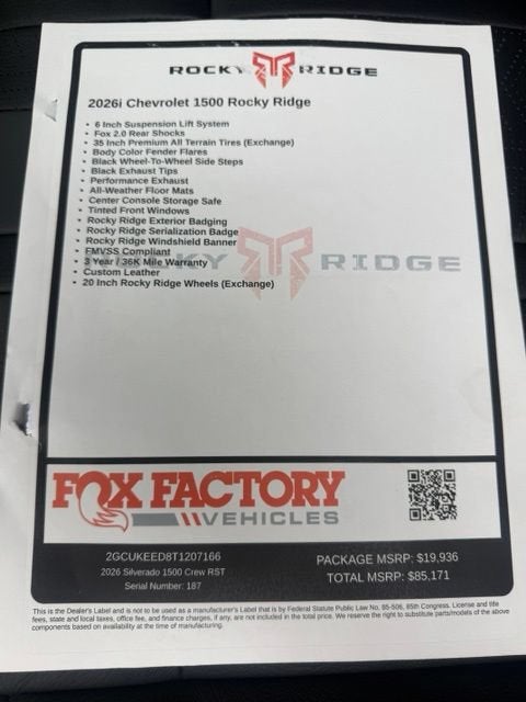 2026 Chevrolet Silverado 1500 RST