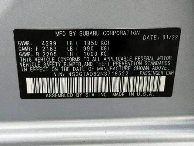 2022 Subaru Impreza Premium 5-Door
