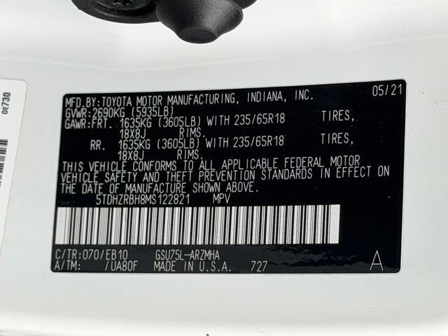 2021 Toyota Highlander XLE