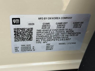 2026 Chevrolet Trax 1RS